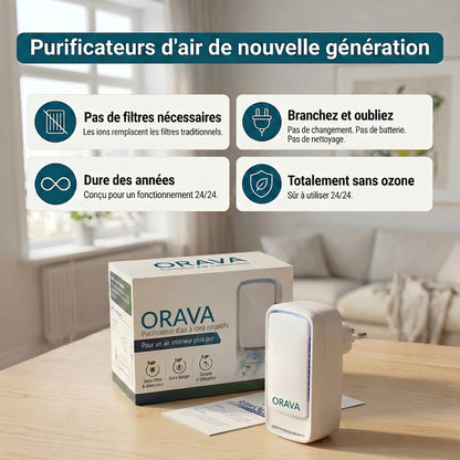AirZen™ - Purificateur d'air anti-acariens à ions négatifs