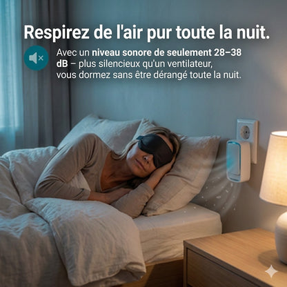 AirZen™ - Purificateur d'air anti-acariens à ions négatifs